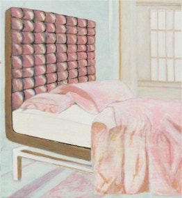 Bett, Oil on canvas, 65 x 50 cm, 2006