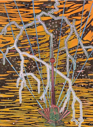 Dickes B, Oil on canvas, 190 x 140 cm, 2018