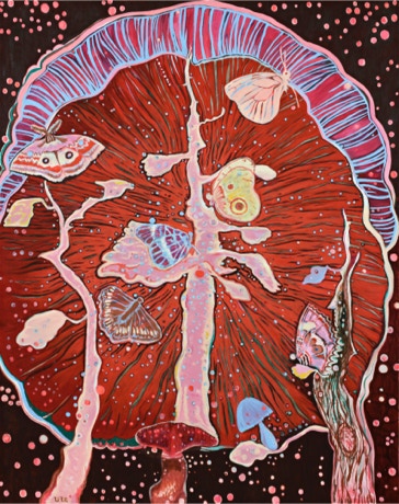 Lava, Oil on canvas, 190 x 160 cm, 2020